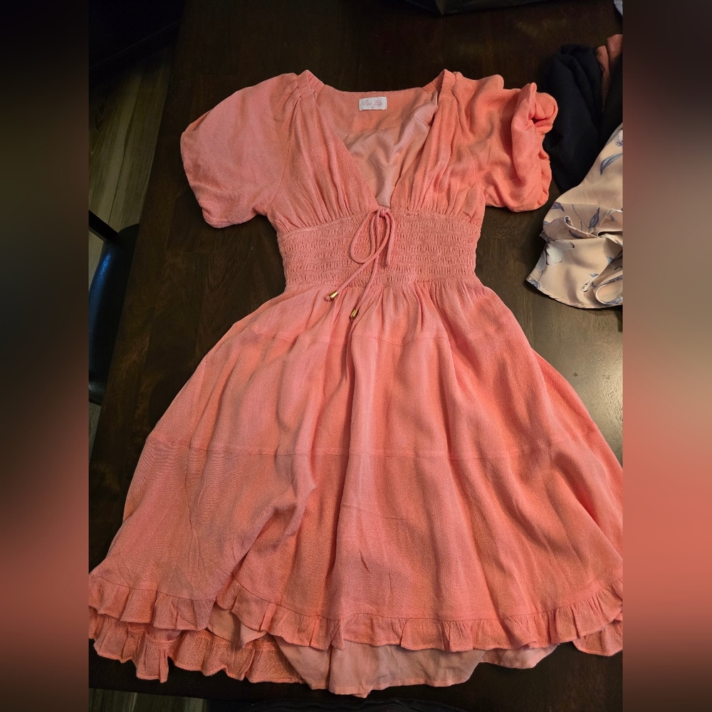 Coral? Pink lily dress never worn